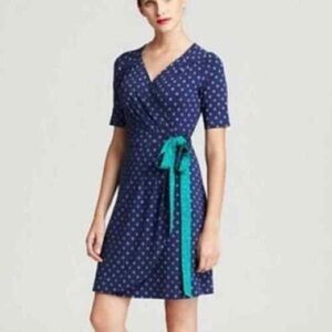 Lilly Pulitzer Arina Knit Wrap Dress - Button Print